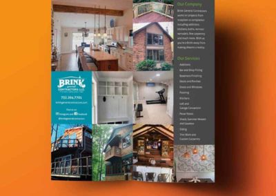 Brink General Contracting Bi-Fold Brochure